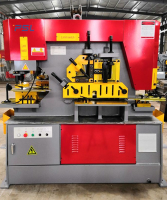250 Ton Ironworker Hydraulic Press Hydraulic Punch And Shear Machine Q35Y-50